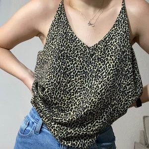 cheetah print tank